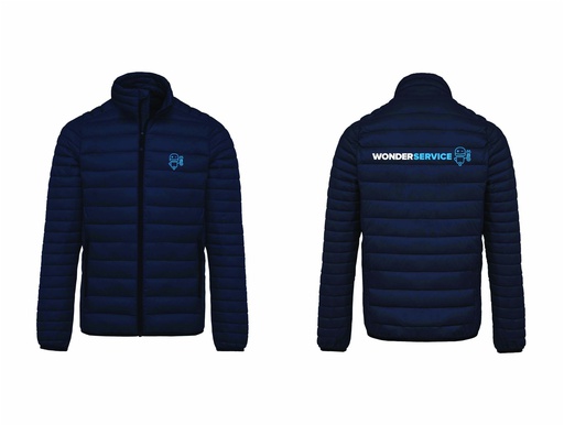 [WONDERSERVICE_K6120] Padded Jacket Navy