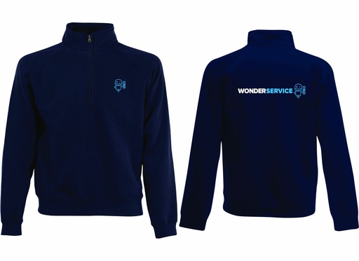 [WONDERSERVICE_SC165] Veste polaire bleue