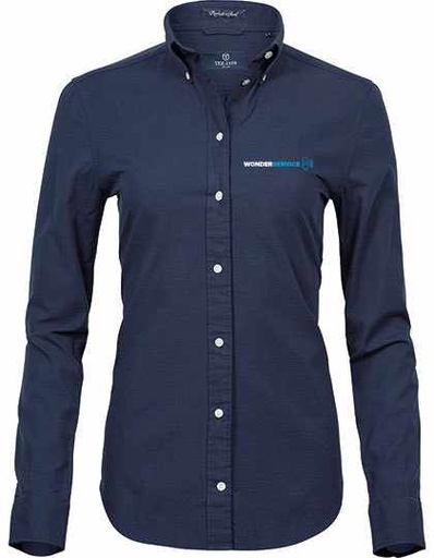 [WONDERSERVICE_TJ4001] Shirt lady navy